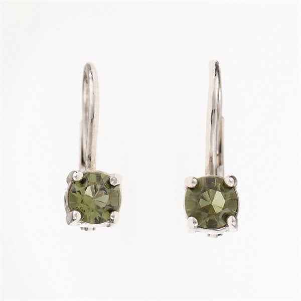 Orecchini in argento con Moldaviti 2240-4
