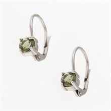 Orecchini in argento con Moldaviti 2240-4