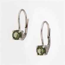 Orecchini in argento con Moldaviti 2240-4