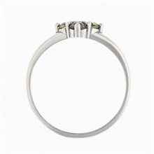 Anello in argento con Moldaviti 3006