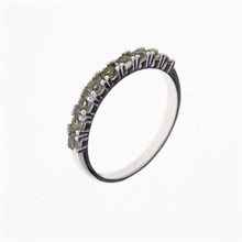 Anello in argento con Moldaviti 3009