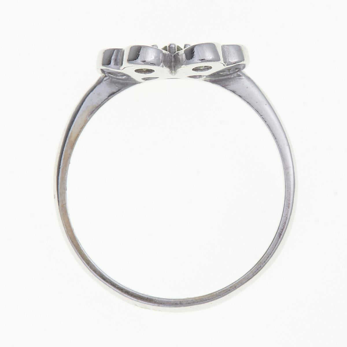 Silver ring with moldavites 3011