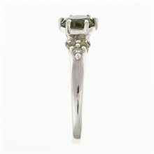 Anello in argento con Moldaviti 3032
