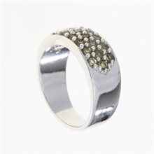 Anello in argento con Moldaviti 3068