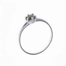 Anello Argento con moldavite 3138