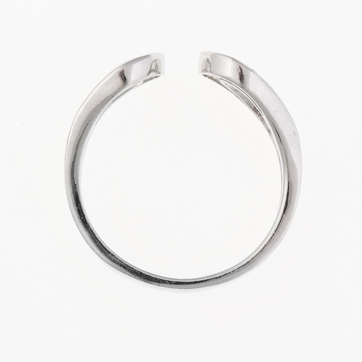 Silver ring with moldavites 3145