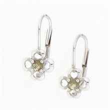 Orecchini in argento con Moldaviti 06-4