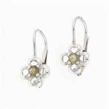 Orecchini in argento con Moldaviti 06-4