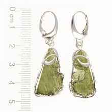 Orecchini in argento con Moldaviti naturali 9122-4