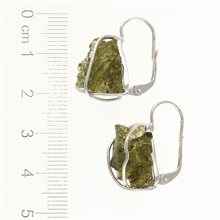 Orecchini in argento con Moldaviti naturali 9123-4
