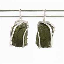 Orecchini in argento con Moldaviti naturali AN9128-4