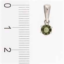 Ciondolo Oro con codice moldavite 1138