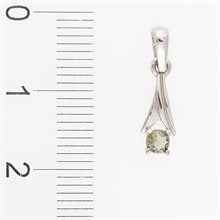 Ciondolo dorato con codice moldavite AUV1214-WG