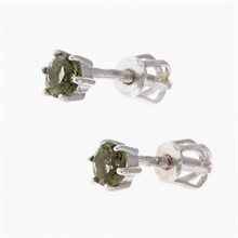 Orecchini dorati con Moldaviti AUV2234-3WG
