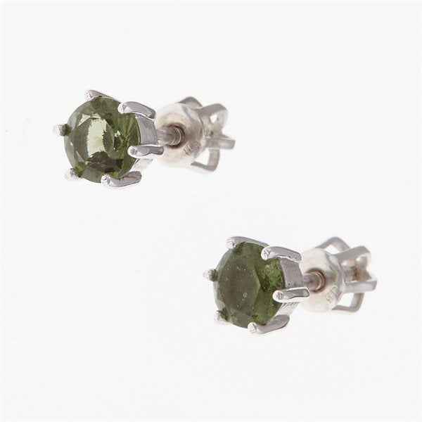 Orecchini dorati con Moldaviti AUV2235-3WG