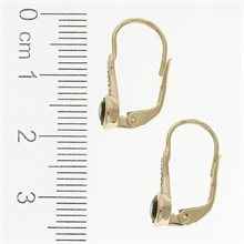 Orecchini Oro con Moldaviti e diamanti 2144-4