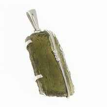 Ciondolo Argento con codice moldavite 7441