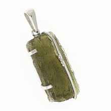 Ciondolo Argento con codice moldavite 7441