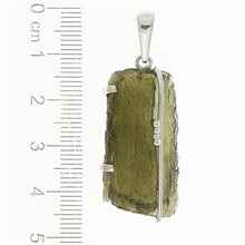 Ciondolo Argento con codice moldavite 7441