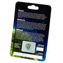 moldavite naturale in blister