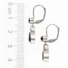 Orecchini in argento con moldaviti 3734G