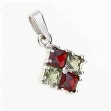 Silver pendant with moldavites 3535