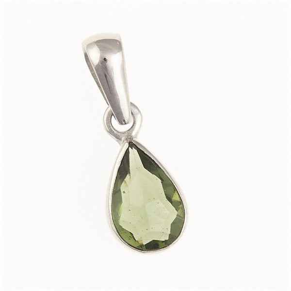 Ciondolo Argento con codice moldavite 4742