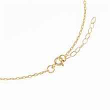 Silver necklace with Libyan glass 25