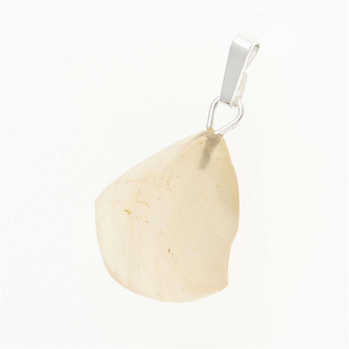 Silver pendant with Libyan glass 049