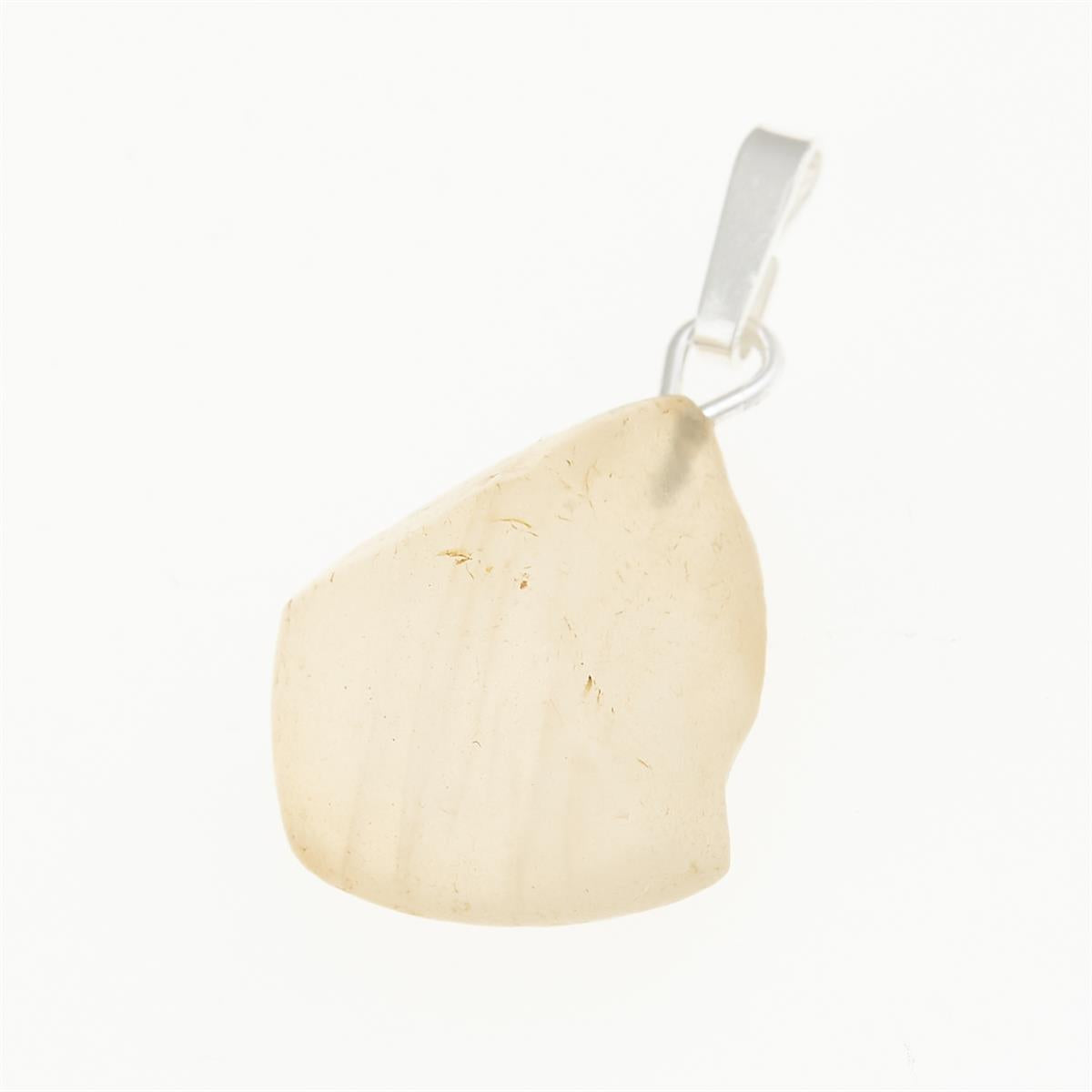 Silver pendant with Libyan glass 049