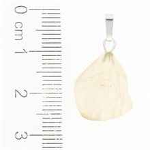 Ciondolo in argento con vetro libico 049