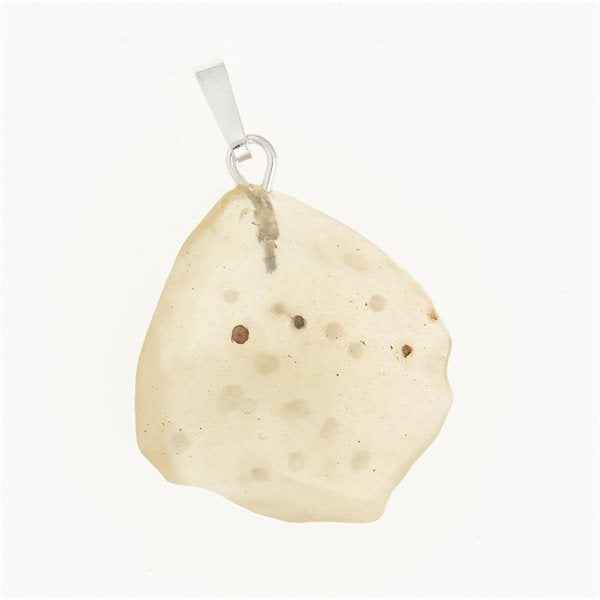 Silver pendant with Libyan glass 053