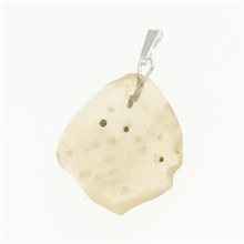 Silver pendant with Libyan glass 053