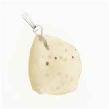 Silver pendant with Libyan glass 053