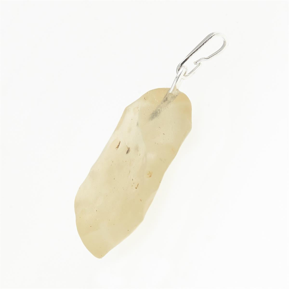 Silver pendant with Libyan glass 053