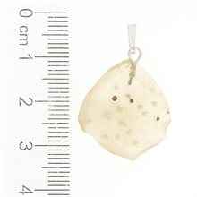 Silver pendant with Libyan glass 053