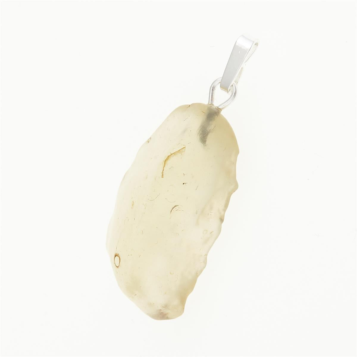 Silver pendant with Libyan glass 054