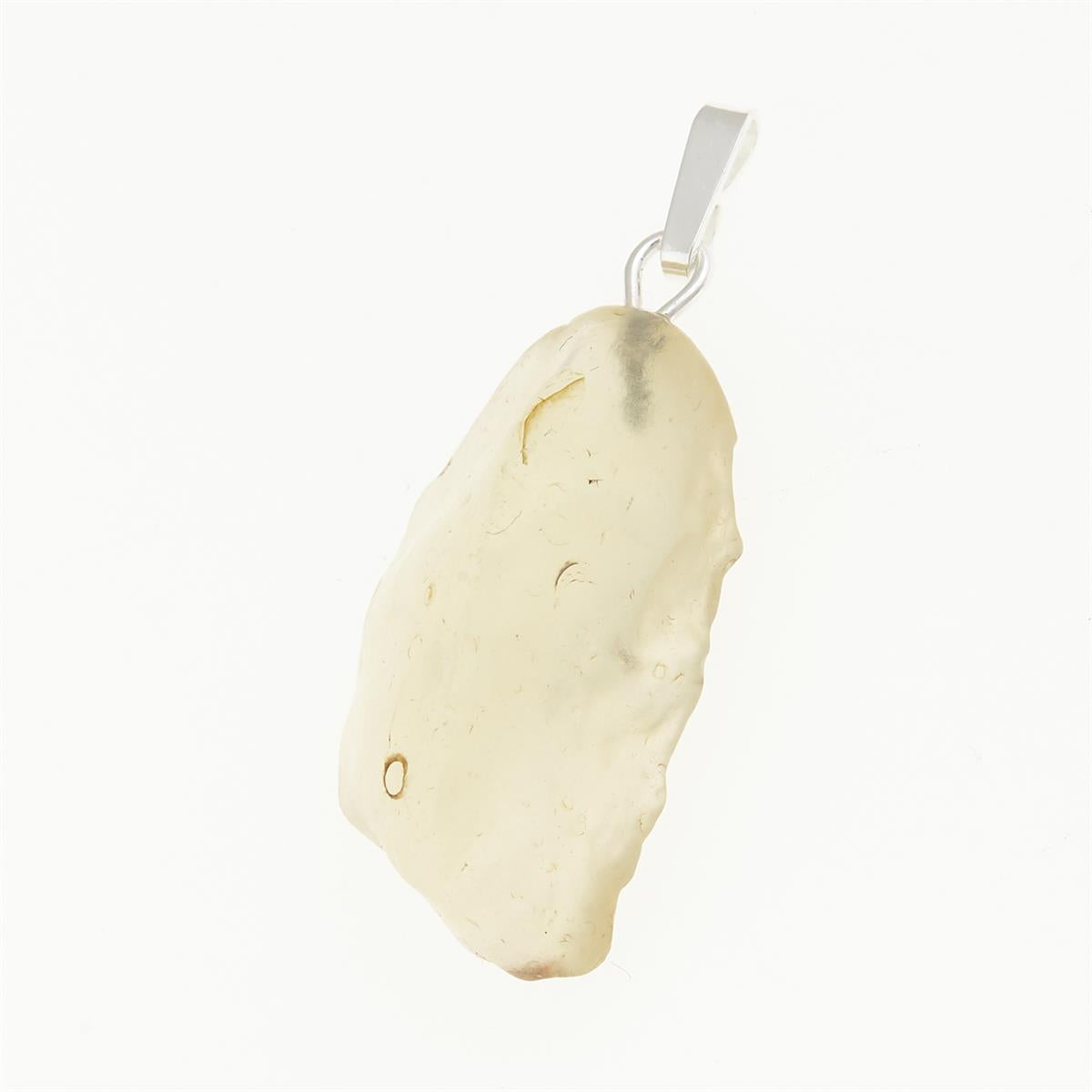 Silver pendant with Libyan glass 054