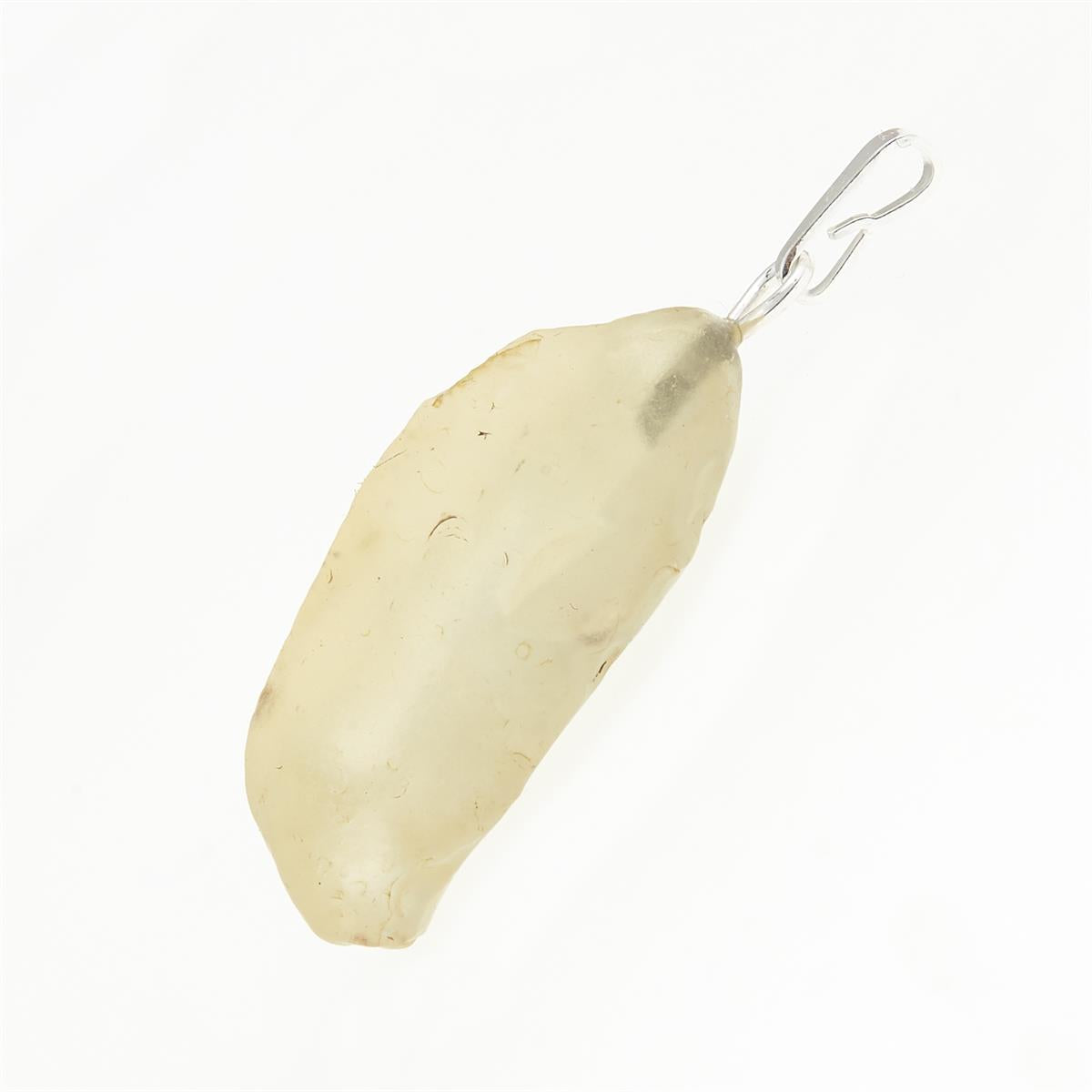 Silver pendant with Libyan glass 054