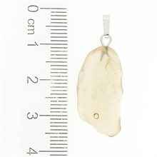 Silver pendant with Libyan glass 054