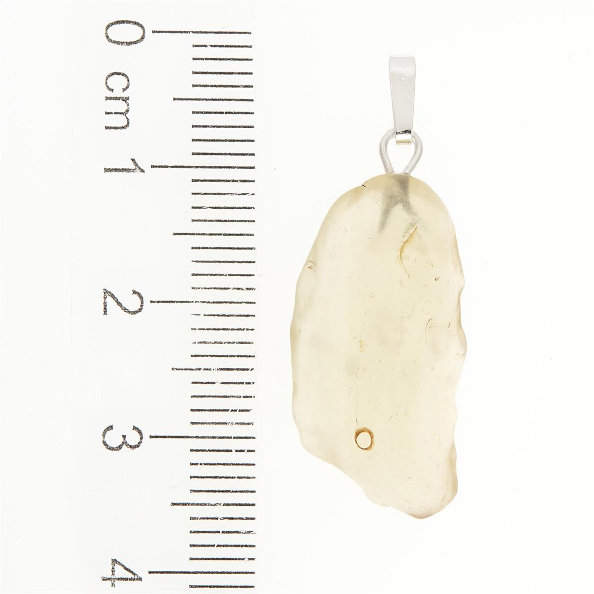 Silver pendant with Libyan glass 054