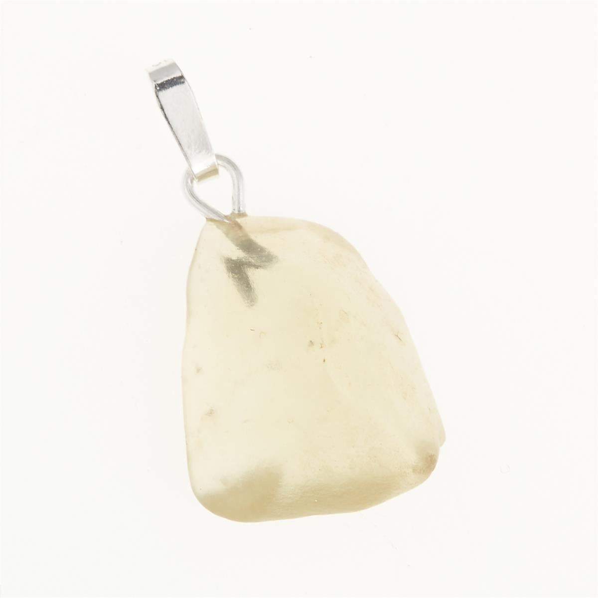 Silver pendant with Libyan glass 055