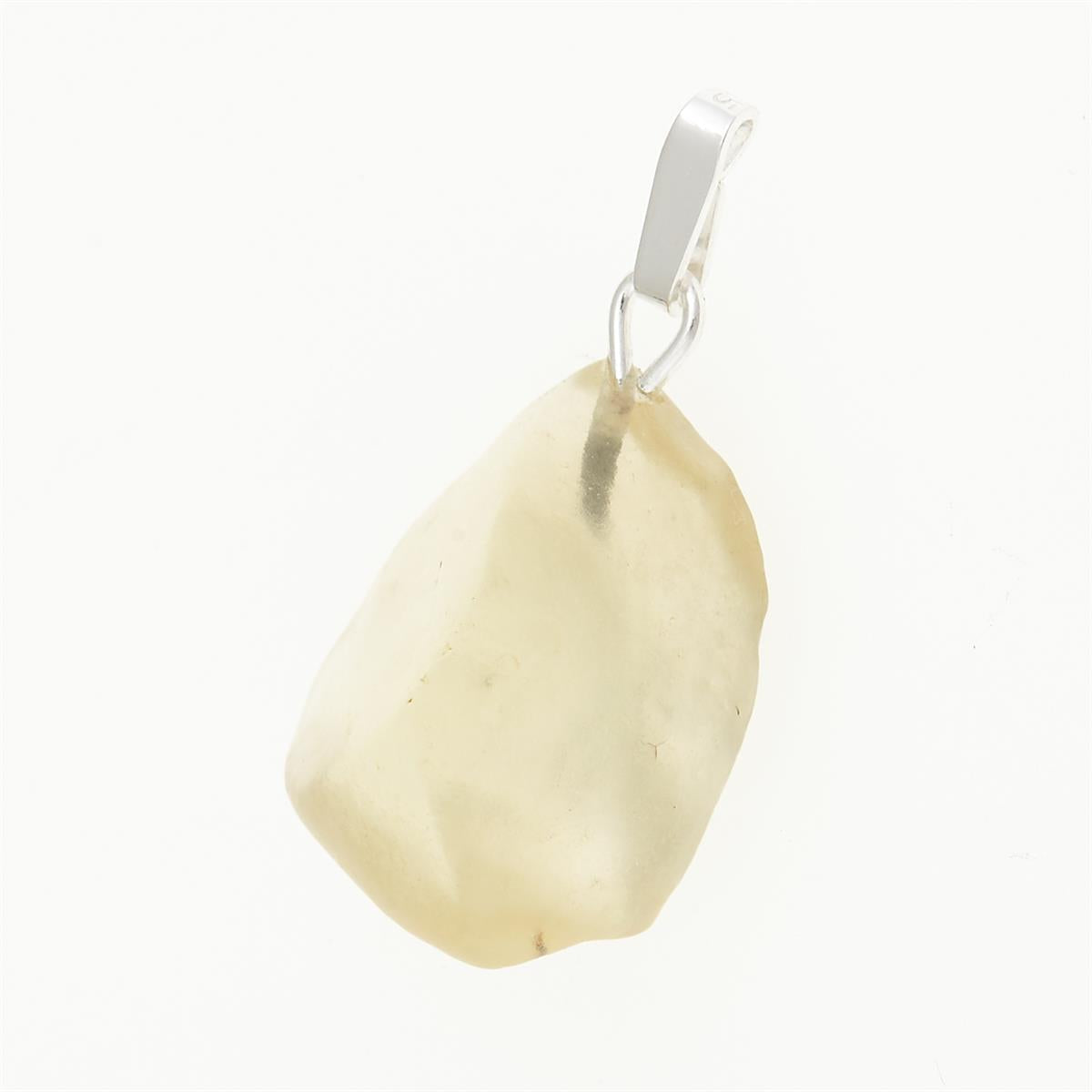 Silver pendant with Libyan glass 055