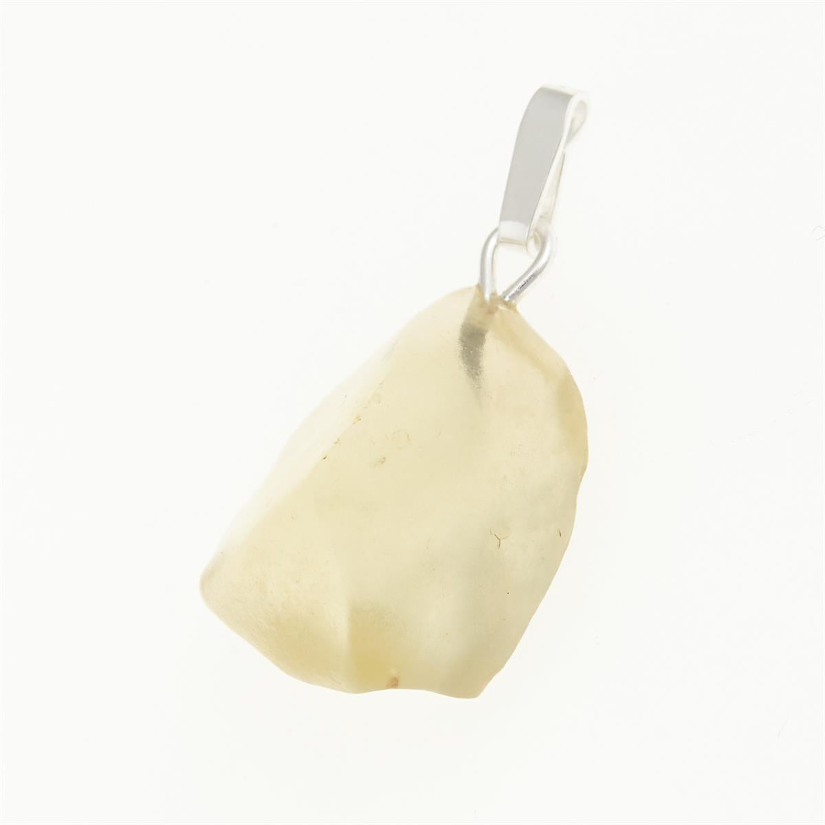 Silver pendant with Libyan glass 055
