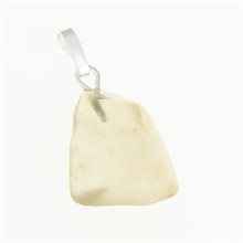Silver pendant with Libyan glass 055