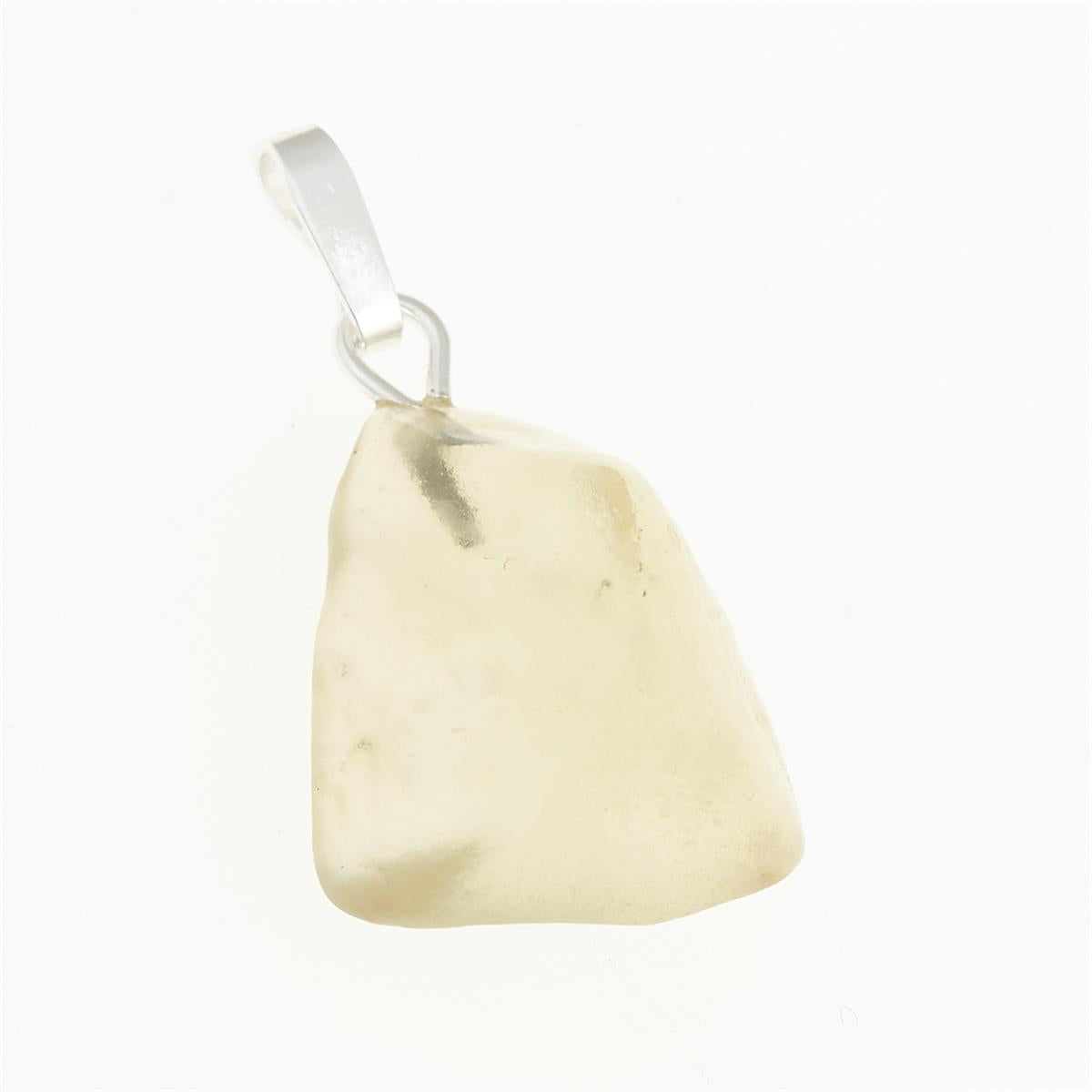 Silver pendant with Libyan glass 055