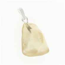 Silver pendant with Libyan glass 055