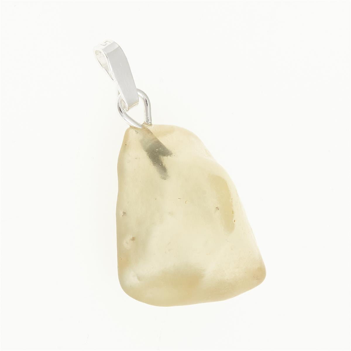 Silver pendant with Libyan glass 055