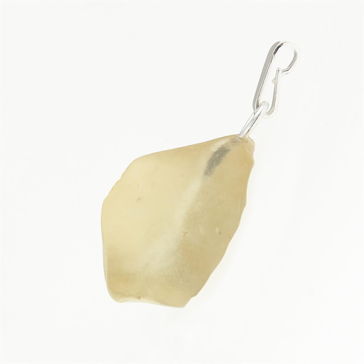 Silver pendant with Libyan glass 055
