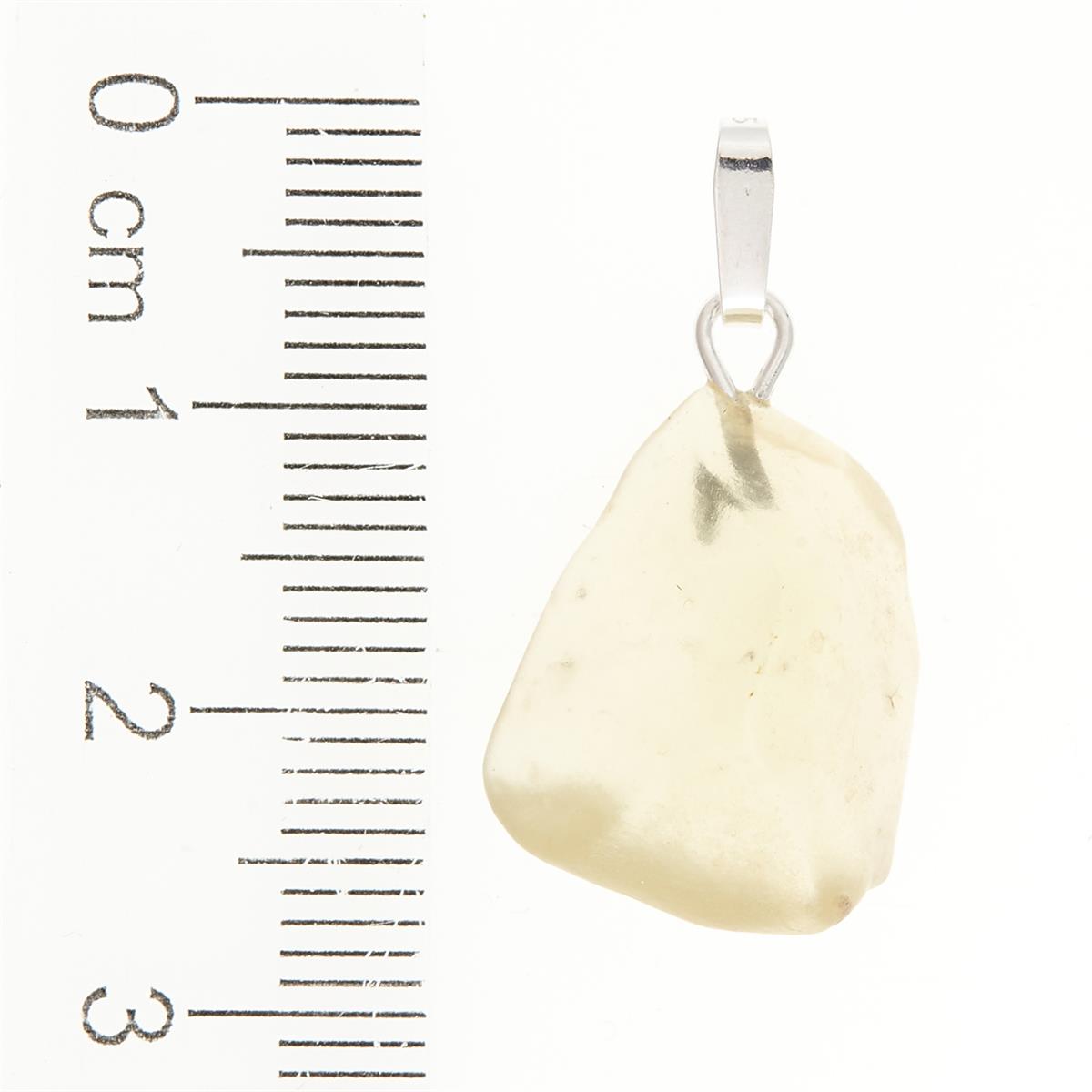 Silver pendant with Libyan glass 055